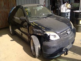 2003 HONDA CIVIC, BLACK,  EX MODEL, 1.7L, V-TEC   AT,  A26255